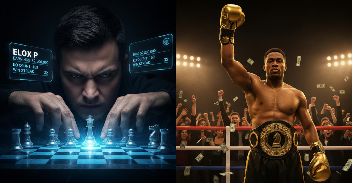 ELOXP - The Knockout Chess High-Stakes Tournament Economy The Settlement and Accounting layer for Competitive Chess Tournaments - The Stripe + LinkedIn of Global Chess - built on top of existing chessboards, not in competition with them.